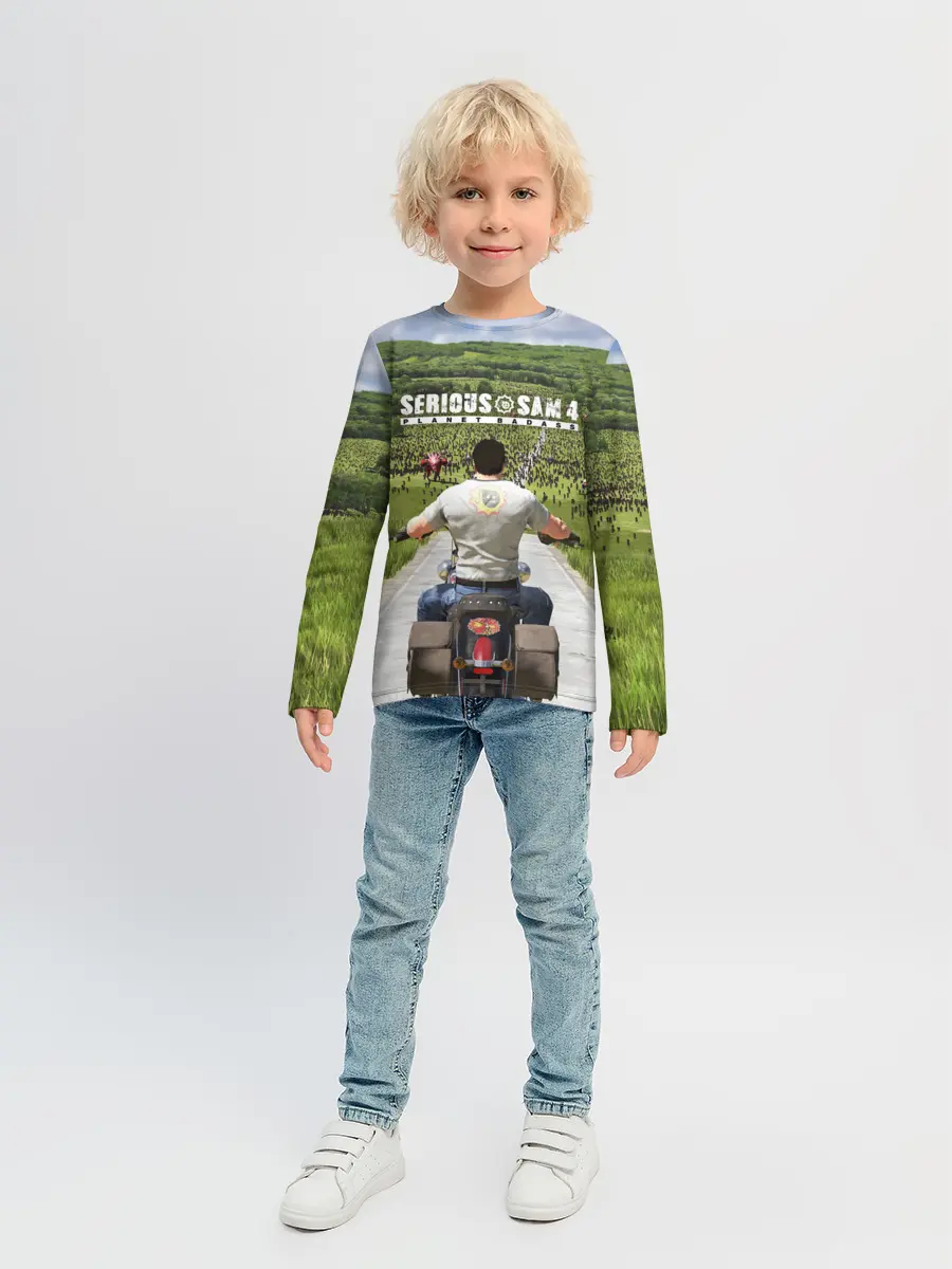 Детский лонгслив / SERIOUS SAM 4: PLANET BADASS