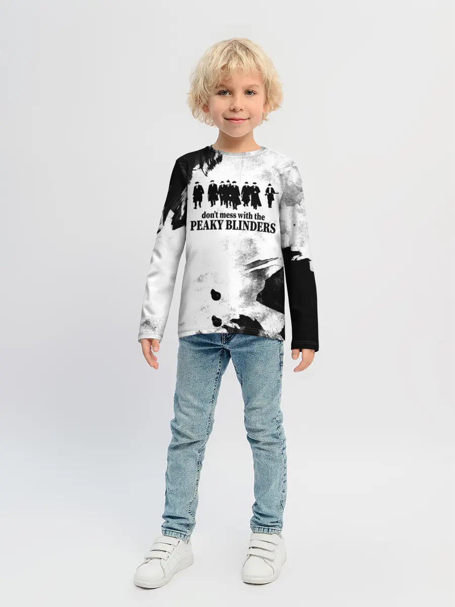 Детский лонгслив / Острые козырьки