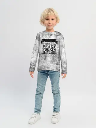 Детский лонгслив / Острые козырьки