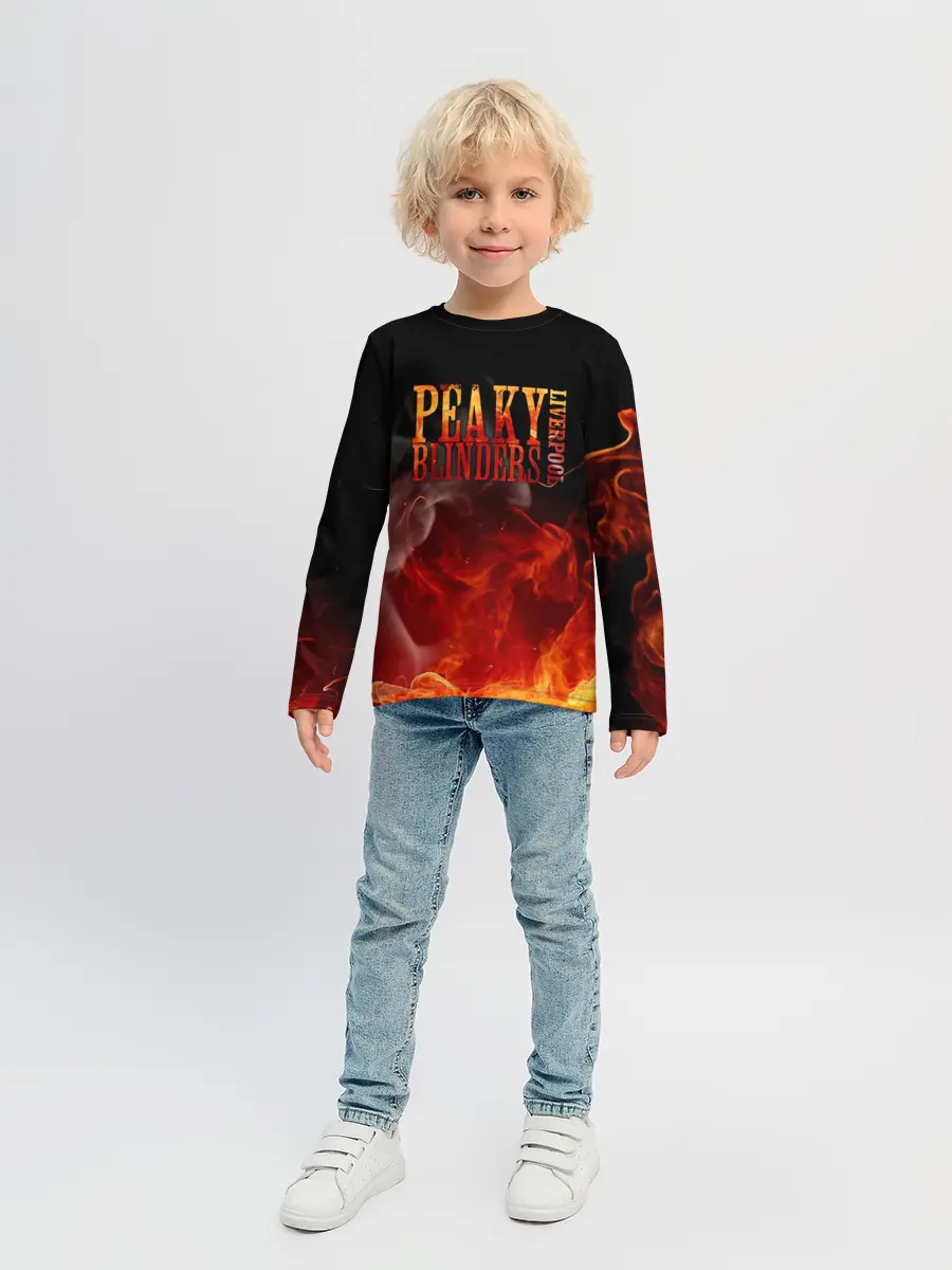 Детский лонгслив / Острые козырьки