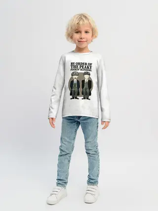 Детский лонгслив / Острые козырьки