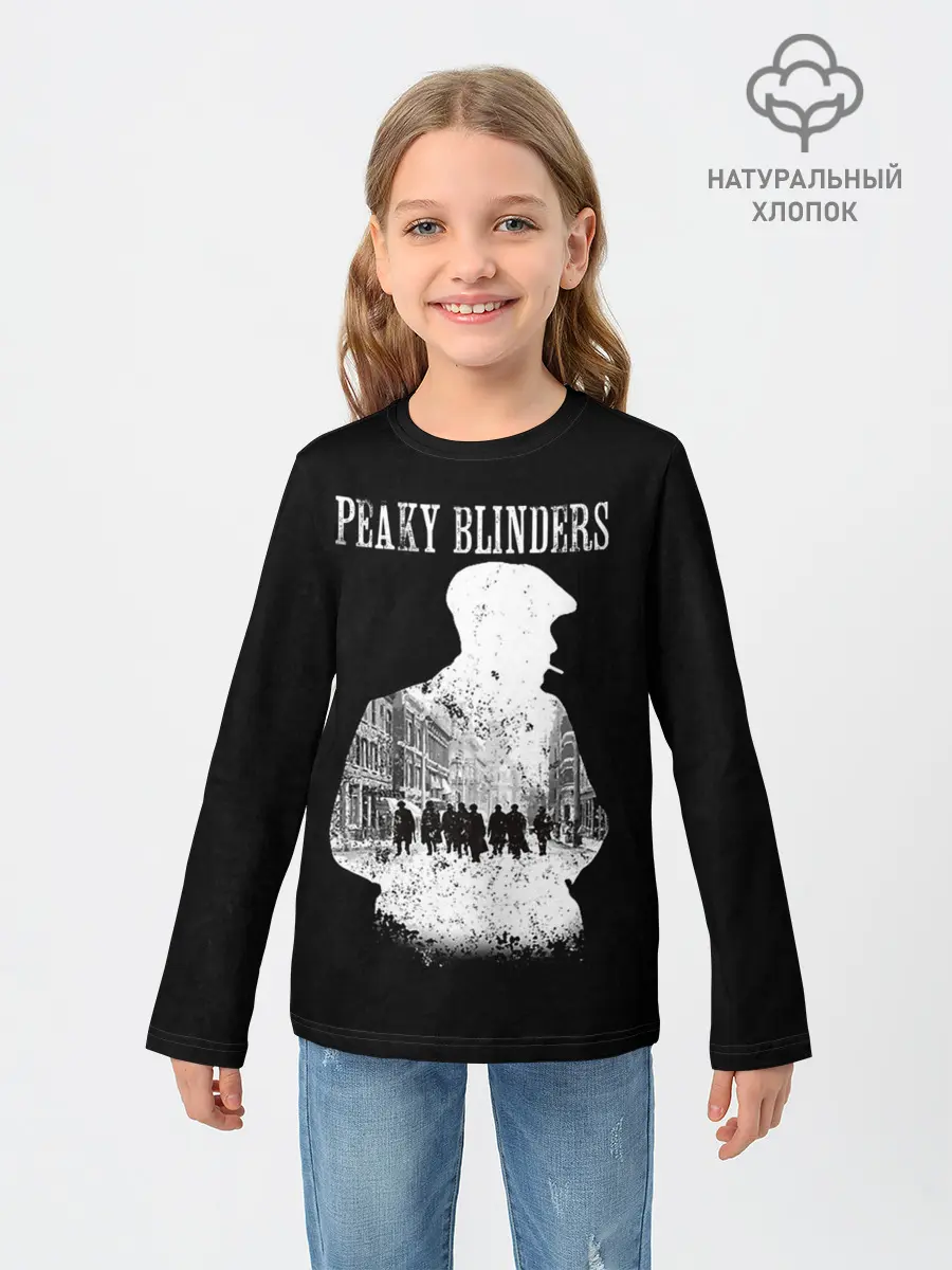 Детский лонгслив / Острые козырьки