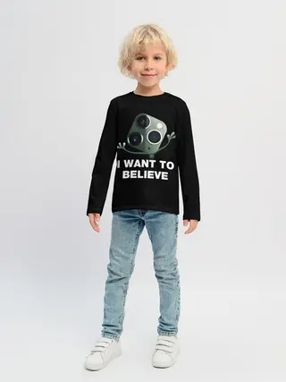 Детский лонгслив / Мы Пришли с Миром