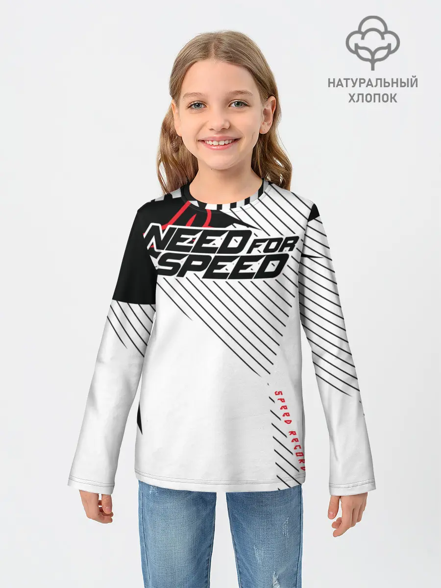 Детский лонгслив / Need for Speed