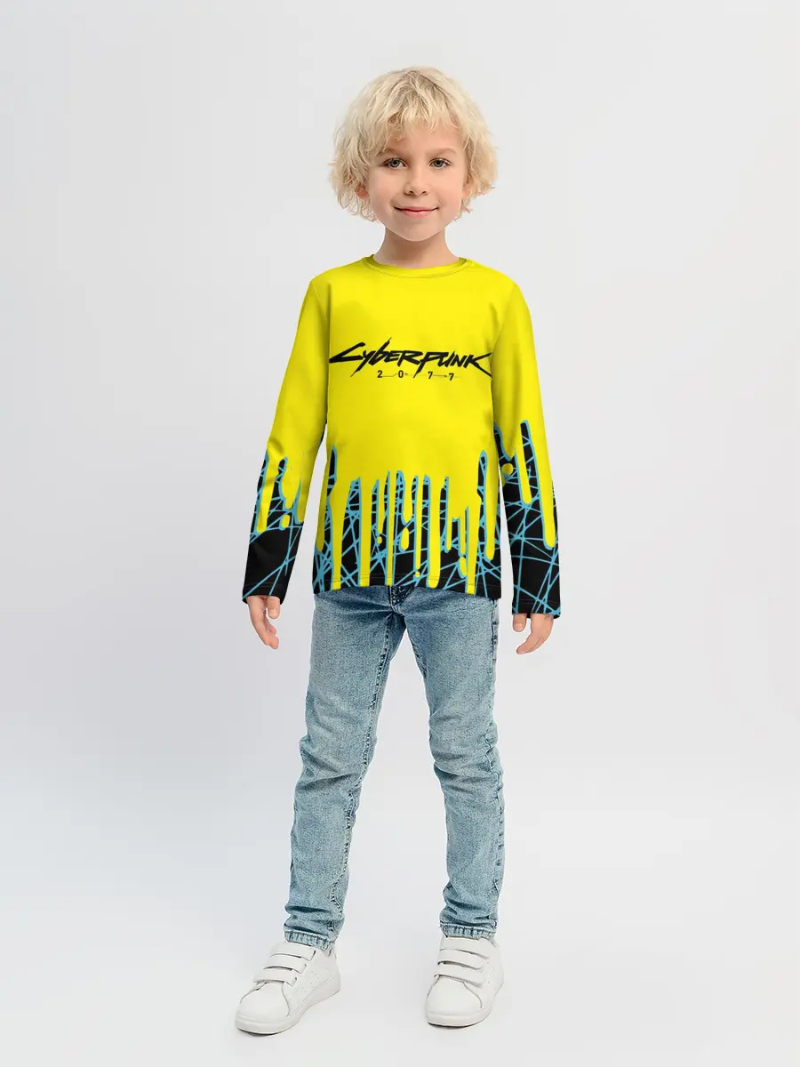 Детский лонгслив / CYBERPUNK 2077