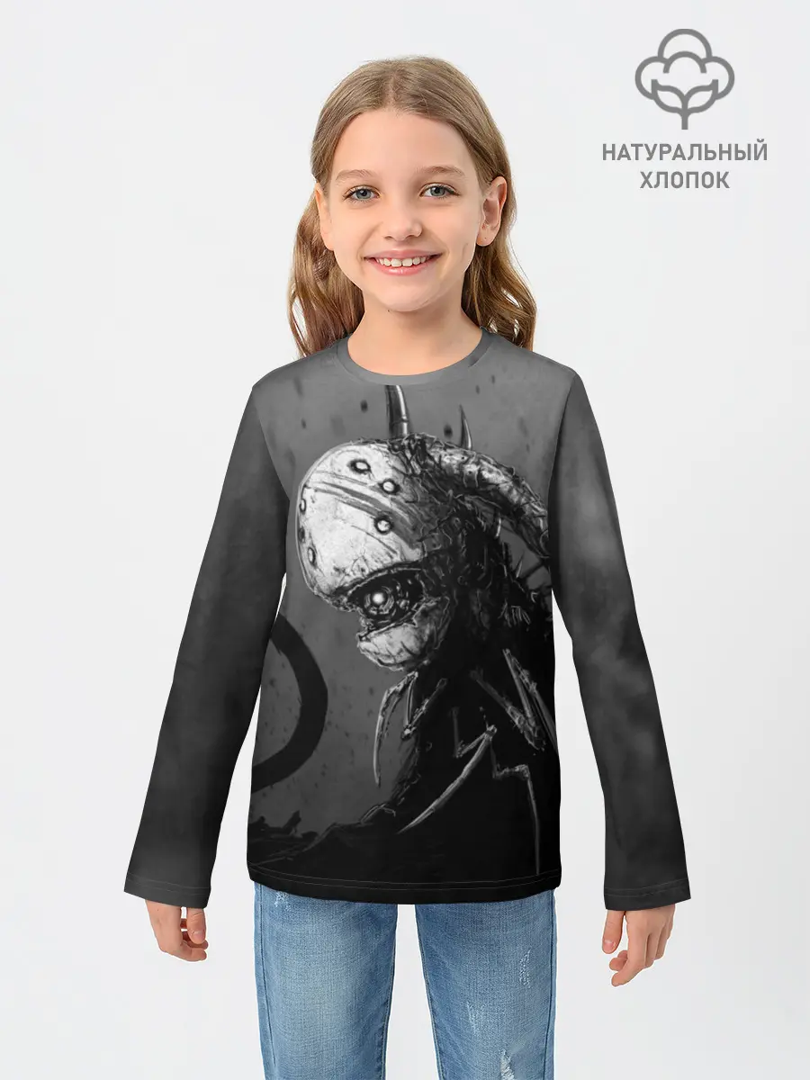 Детский лонгслив / Чернозём - Хронос