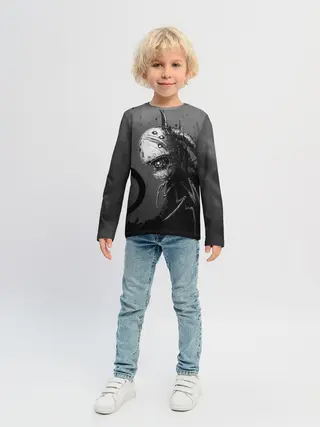Детский лонгслив / Чернозём - Хронос