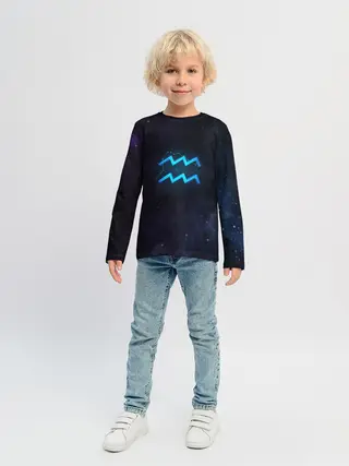 Детский лонгслив / Водолей