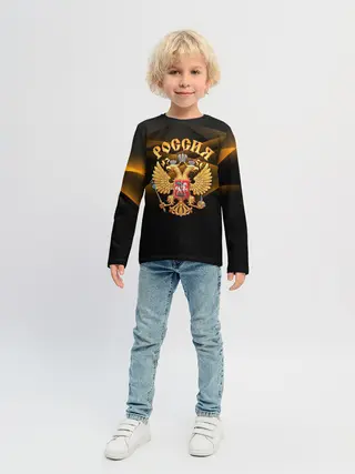 Детский лонгслив / Золотой герб
