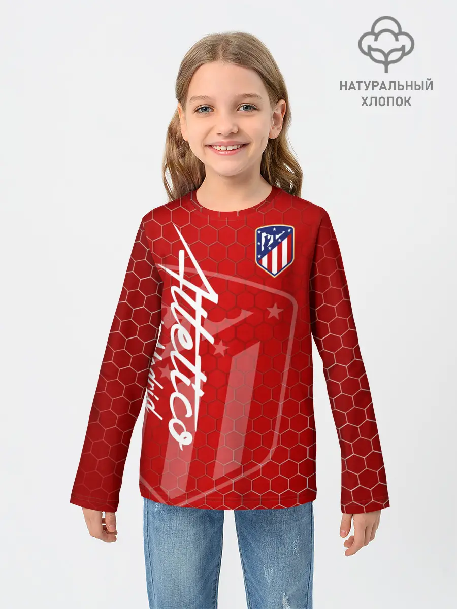 Детский лонгслив / Атлетико Мадрид