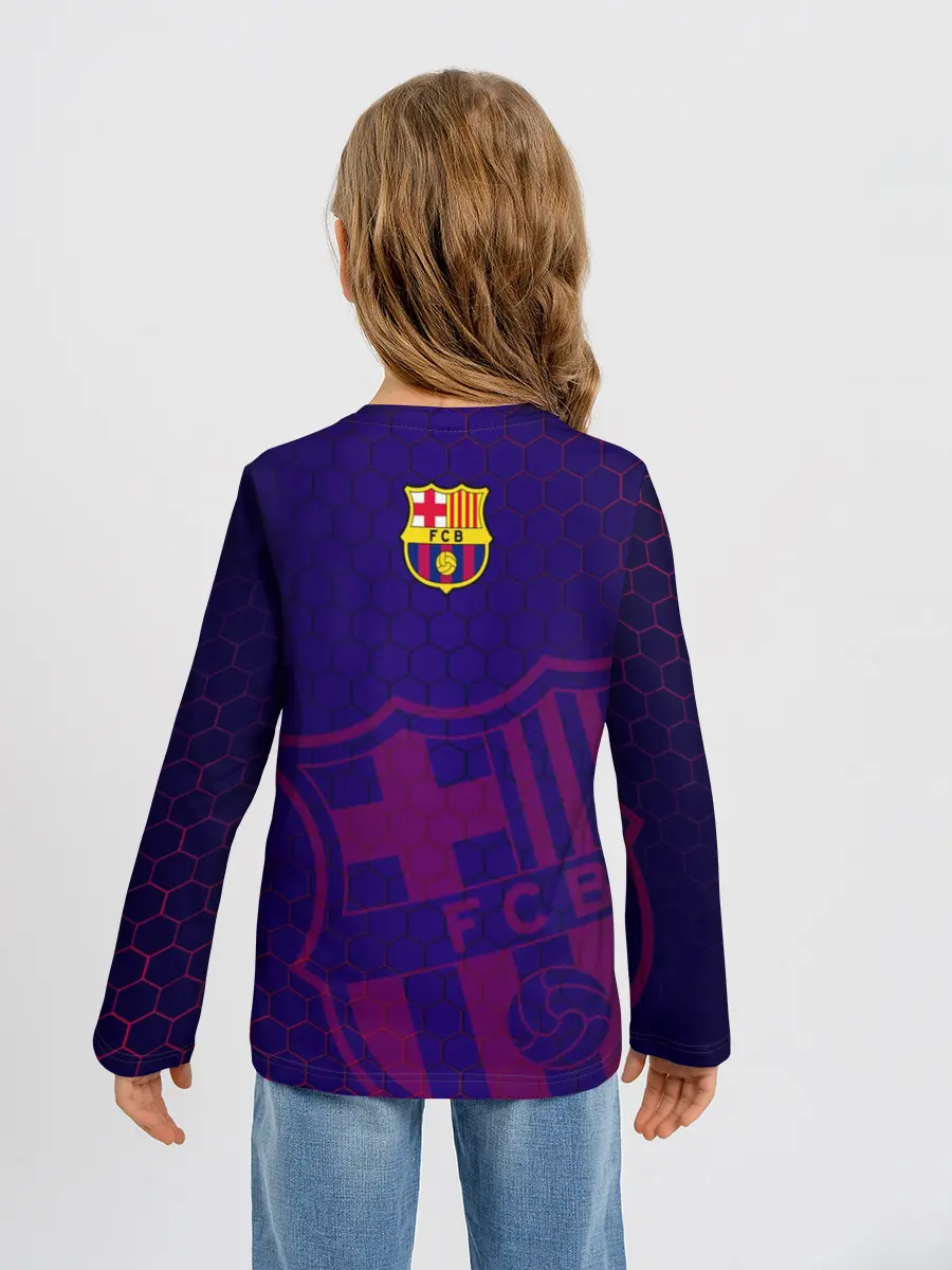 Детский лонгслив / Барселона