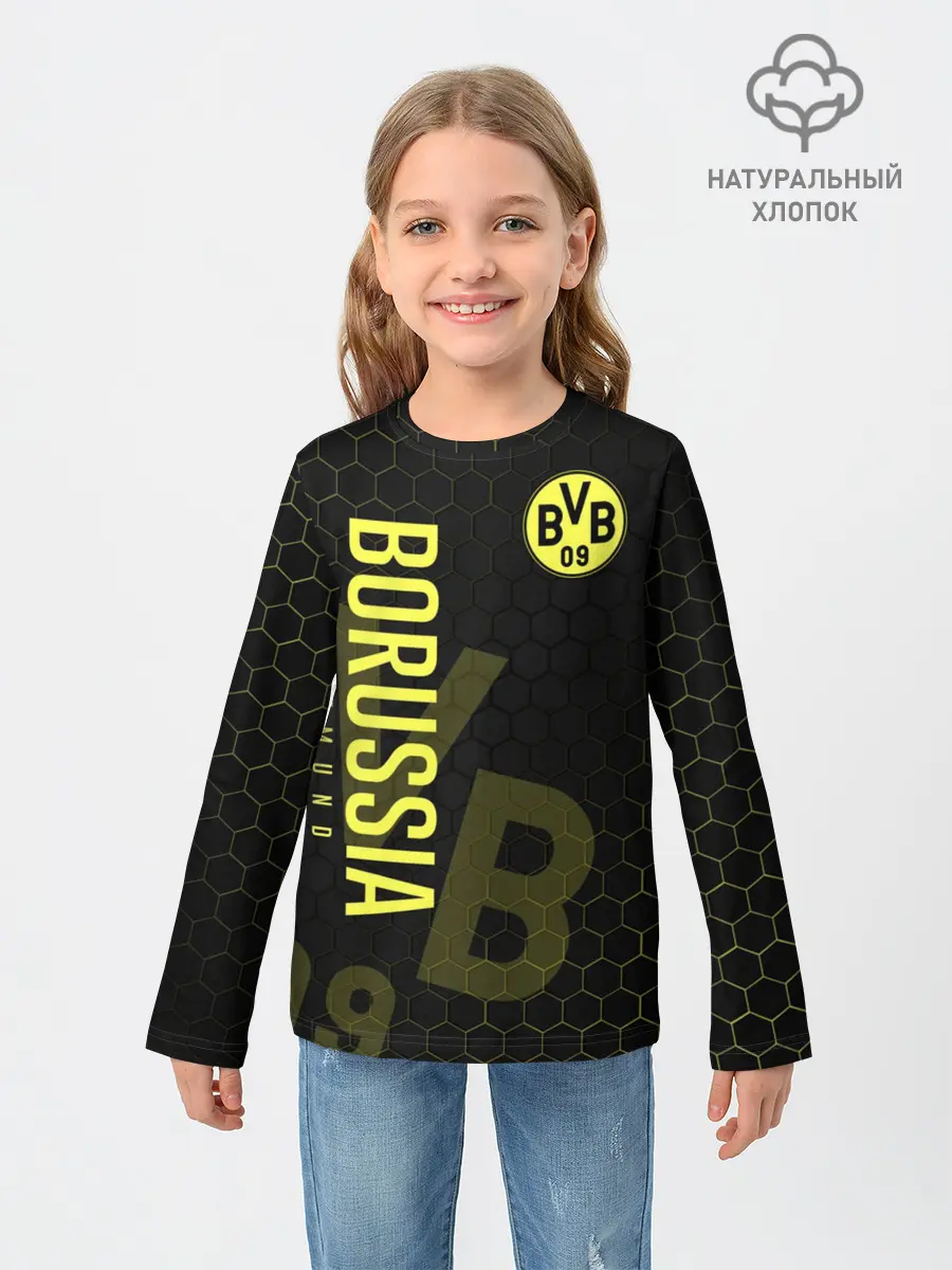 Детский лонгслив / Боруссия Дортмунд
