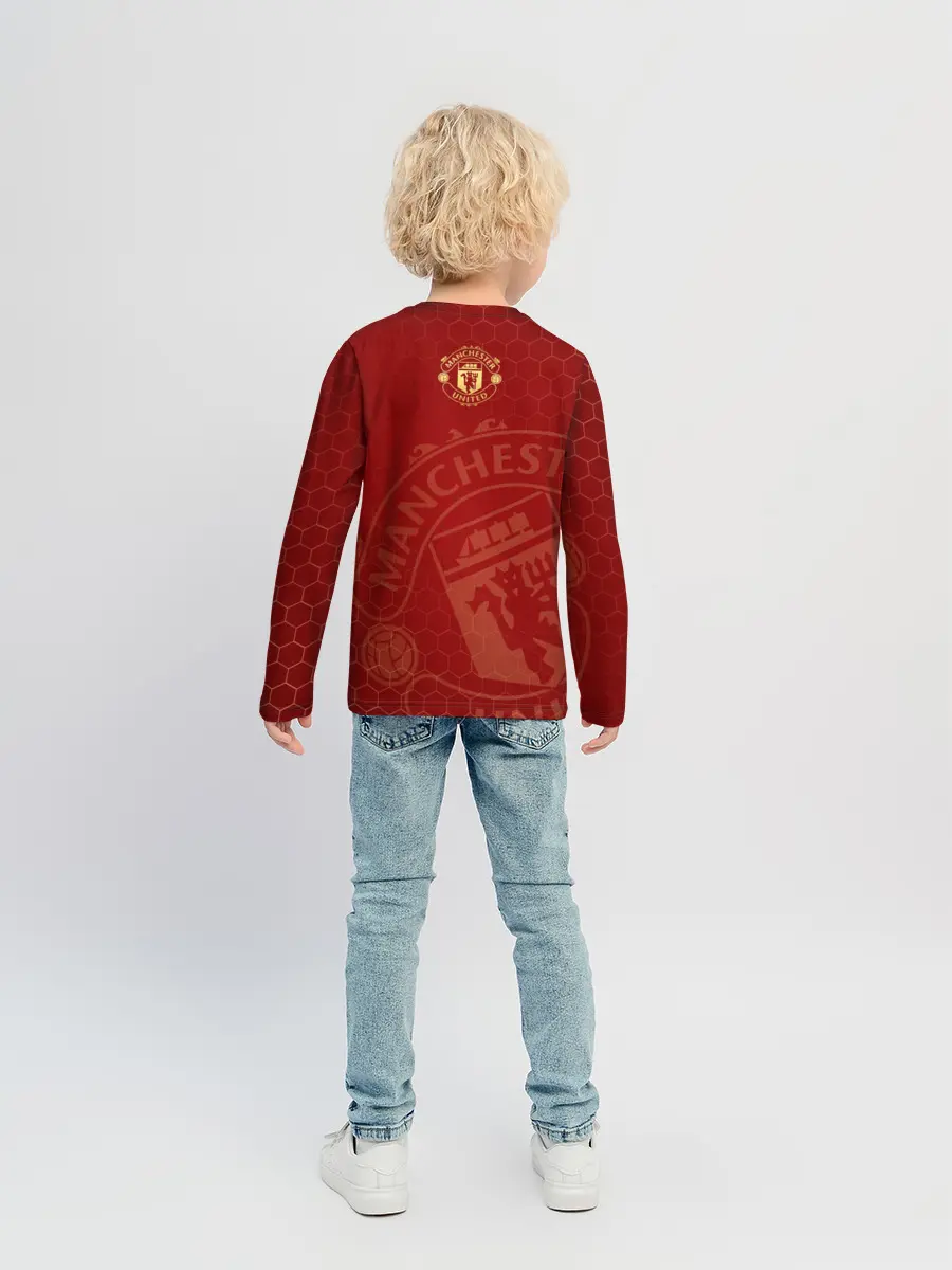 Детский лонгслив / Манчестер Юнайтед