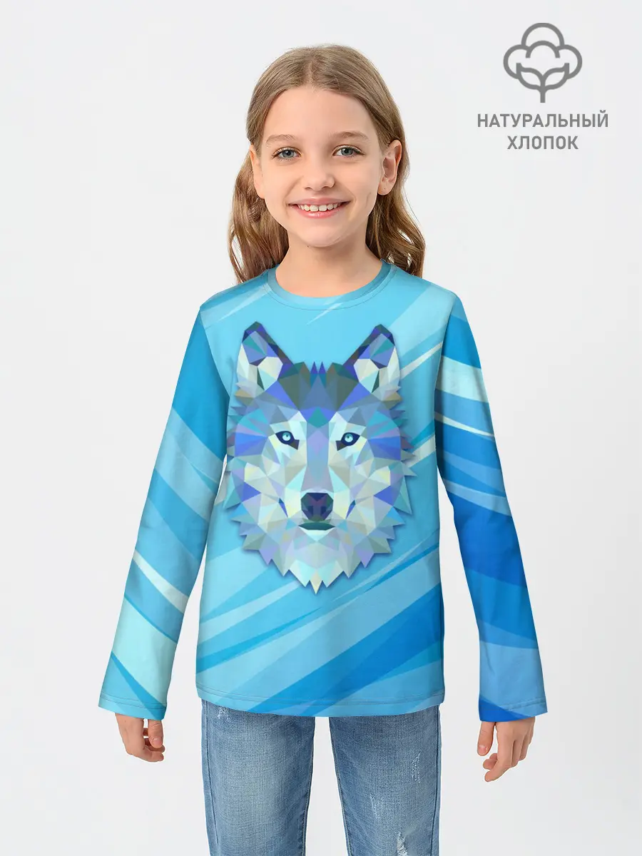 Детский лонгслив / Холодный волк