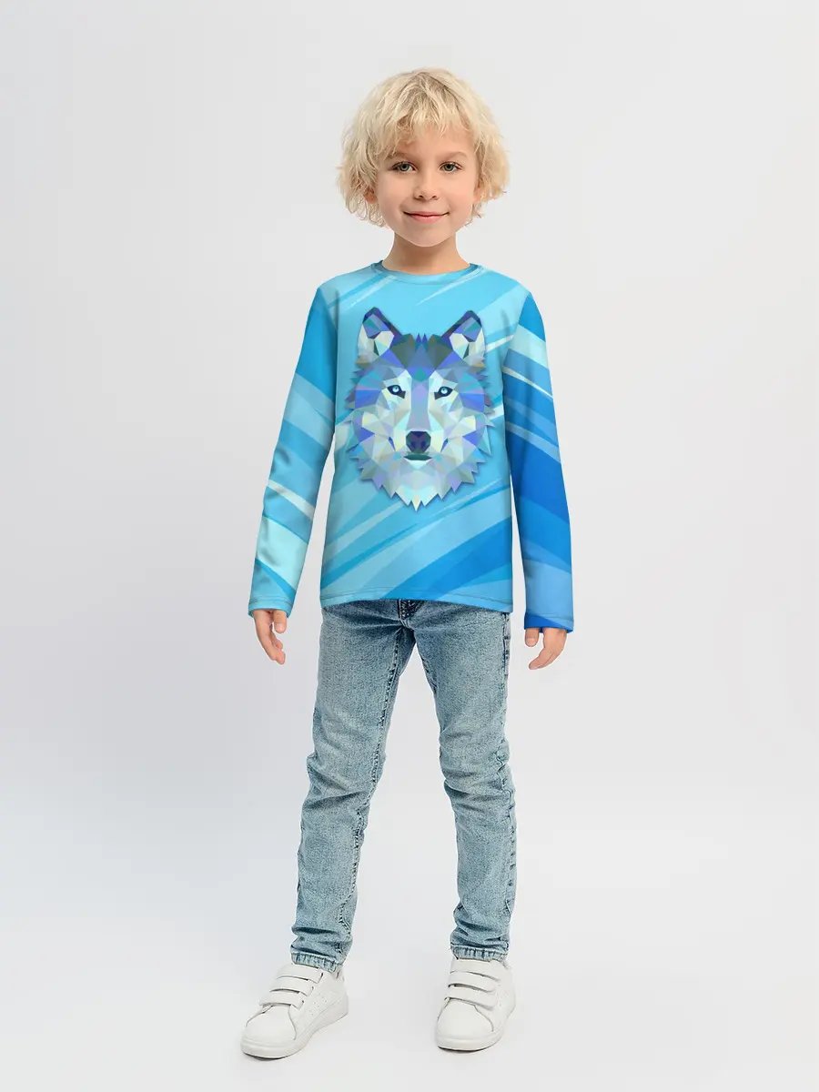 Детский лонгслив / Холодный волк