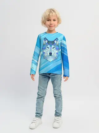 Детский лонгслив / Холодный волк