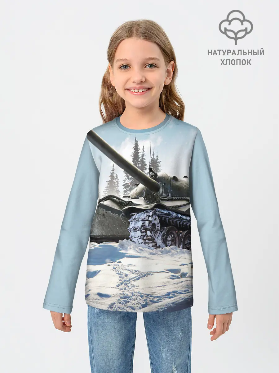 Детский лонгслив / ТАНК WINTER