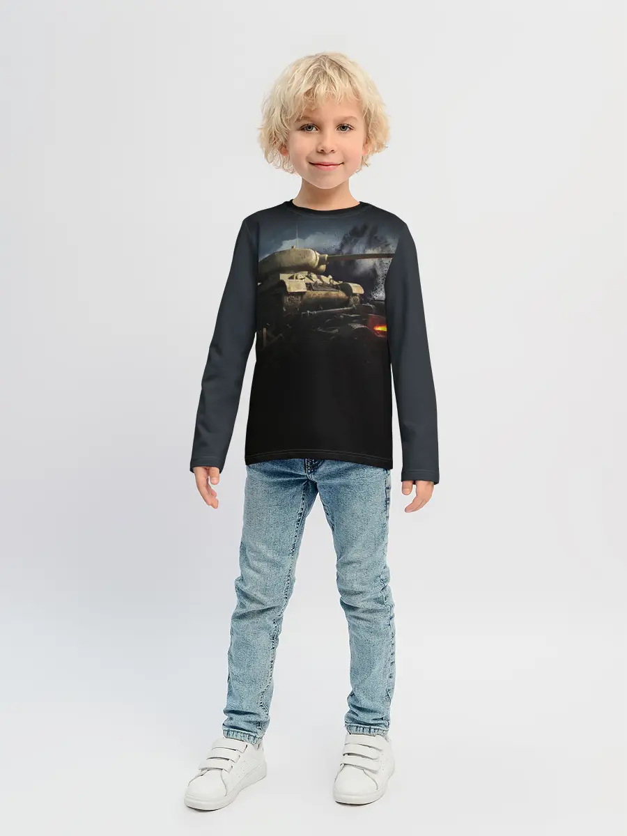 Детский лонгслив / ТАНКИ