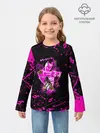 Детский лонгслив / KILLER QUEEN розовые кляксы
