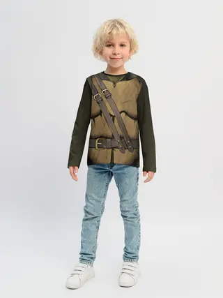 Детский лонгслив / Черепашка ниндзя