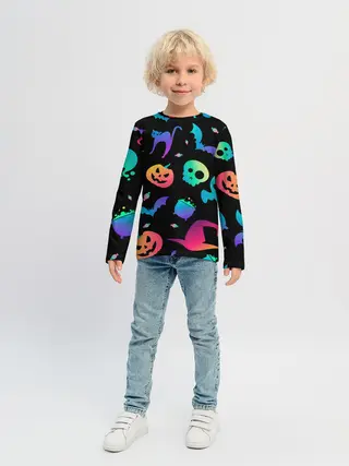 Детский лонгслив / RAINBOW HALLOWEEN | ХЭЛЛУИН
