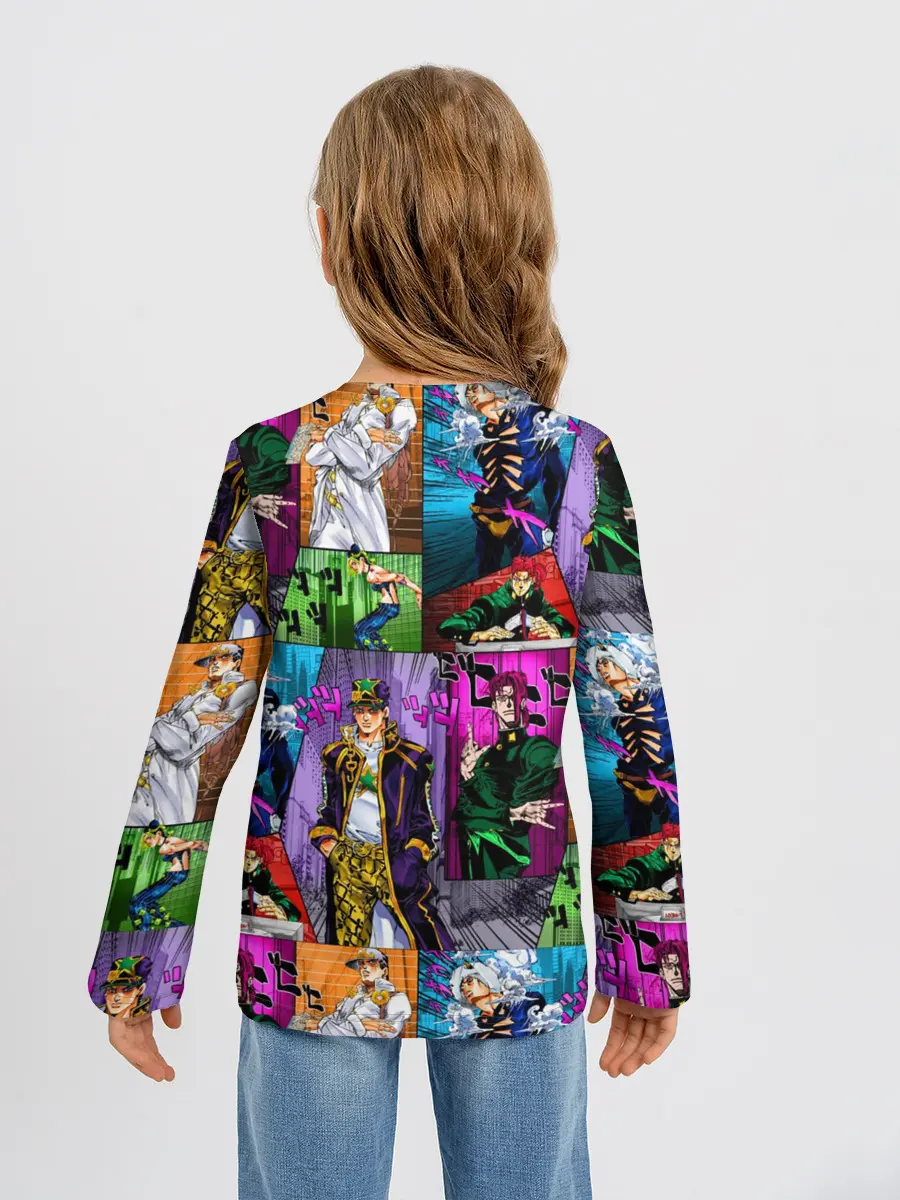 Детский лонгслив / Джоджо все герои