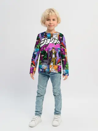 Детский лонгслив / Джоджо все герои