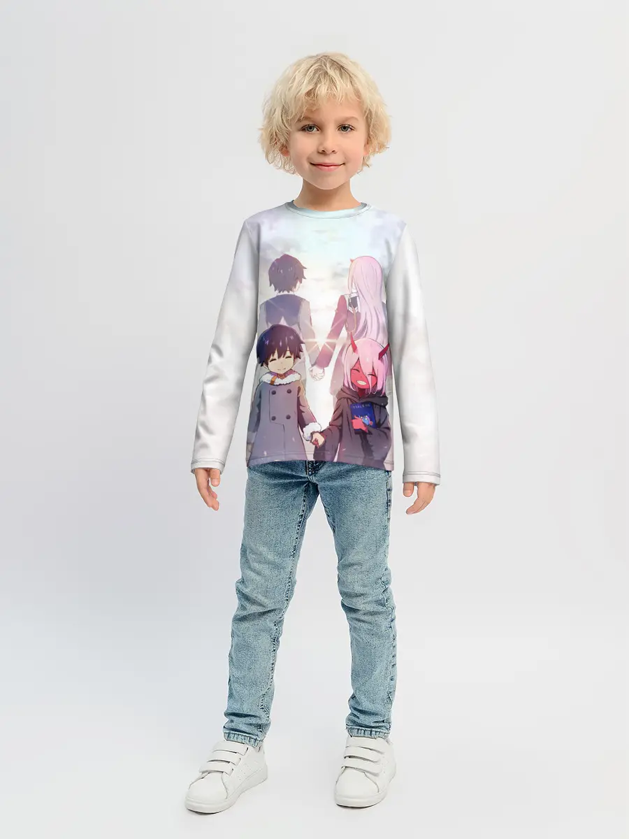 Детский лонгслив / Ноль два и Хиро