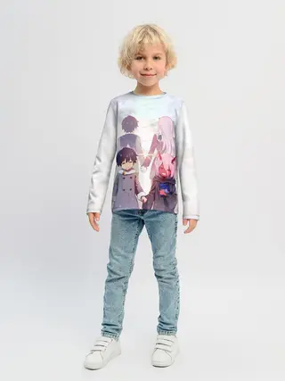 Детский лонгслив / Ноль два и Хиро