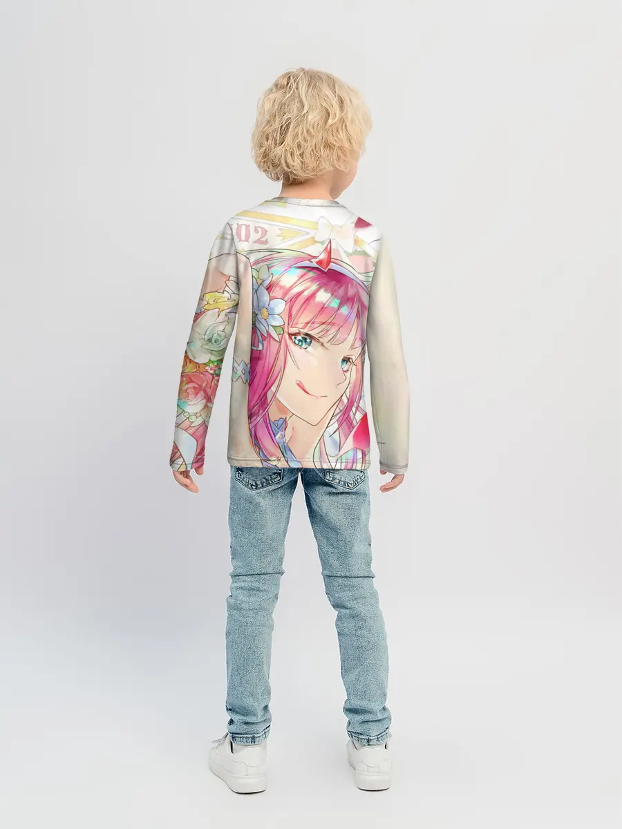 Детский лонгслив / ноль два милая