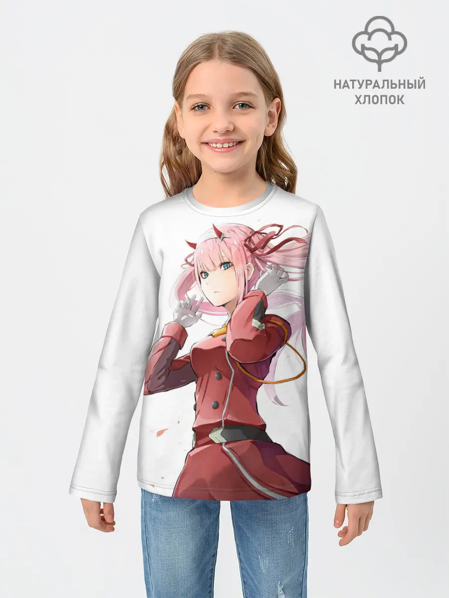 Детский лонгслив / ноль два ветер