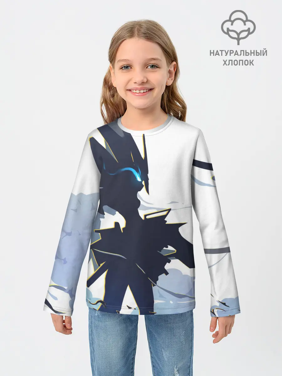 Детский лонгслив / Darling абстрация