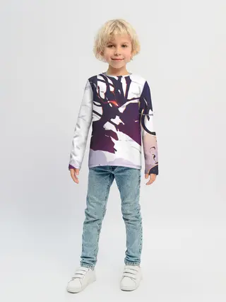 Детский лонгслив / милый во франксе абстракция