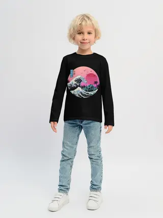 Детский лонгслив / Великая Ретро Волна