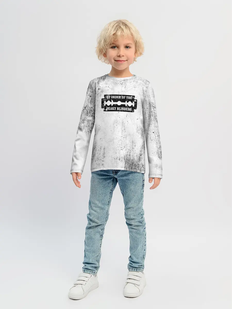 Детский лонгслив / Острые козырьки