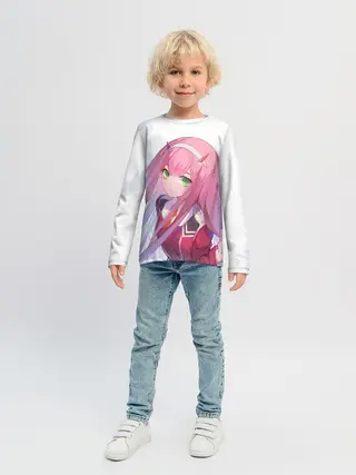 Детский лонгслив / ноль два пальцы