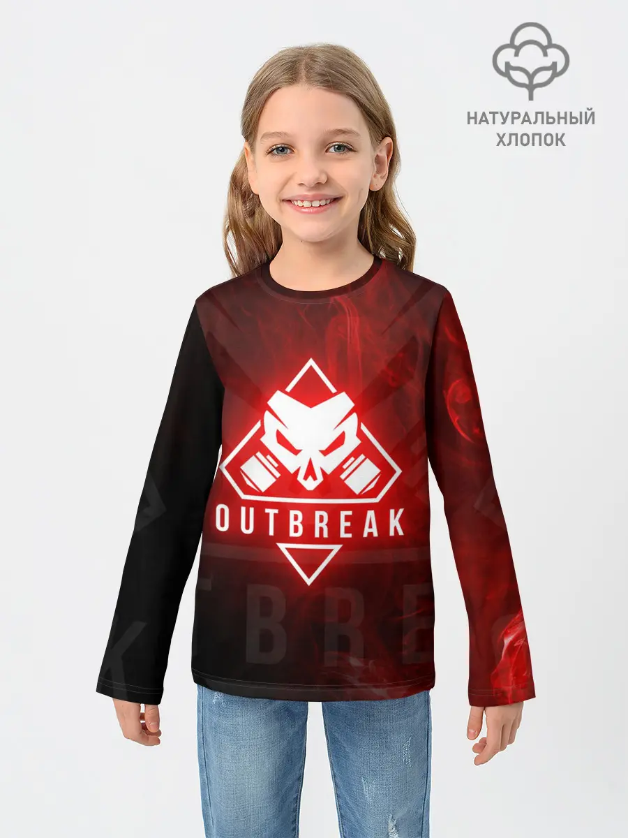 Детский лонгслив / RAINBOW SIX SIEGE OUTBREAK