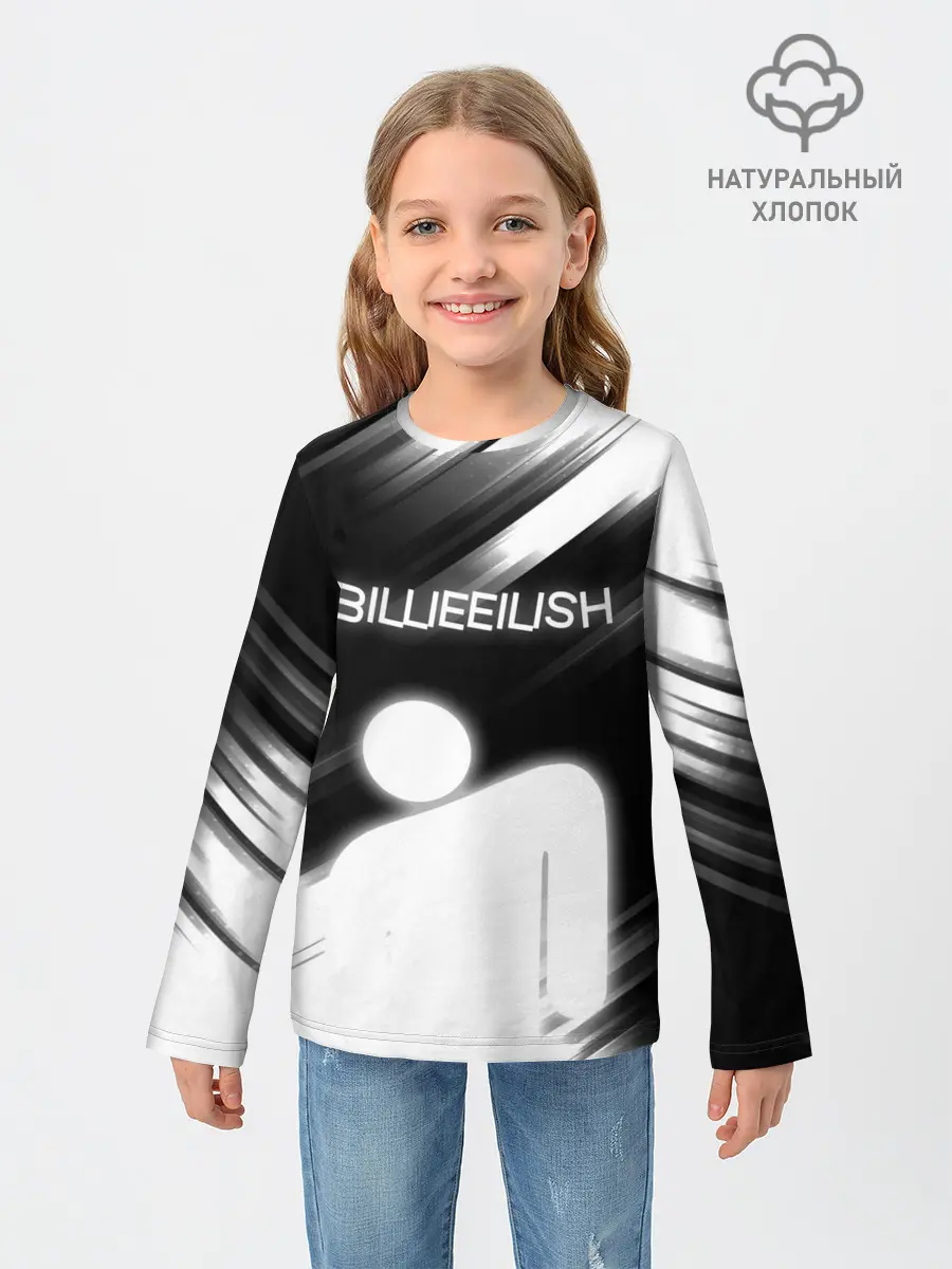 Детский лонгслив / Billie Eilish.