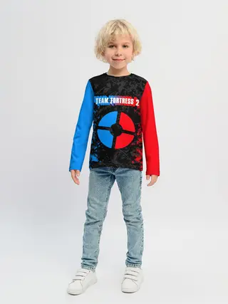Детский лонгслив / TEAM FORTRESS 2 RED VS BLUE