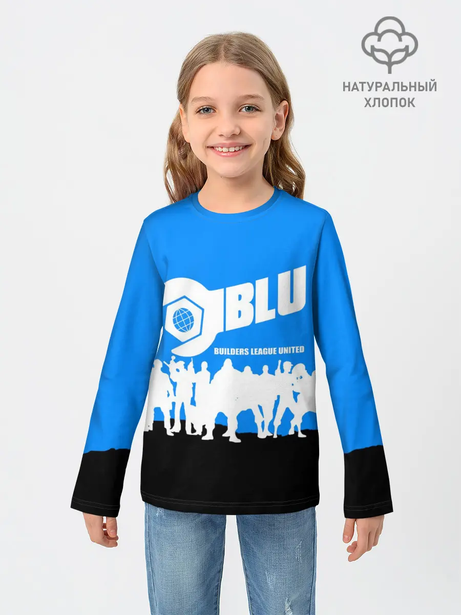 Детский лонгслив / TEAM FORTRESS 2 BLUE TEAM