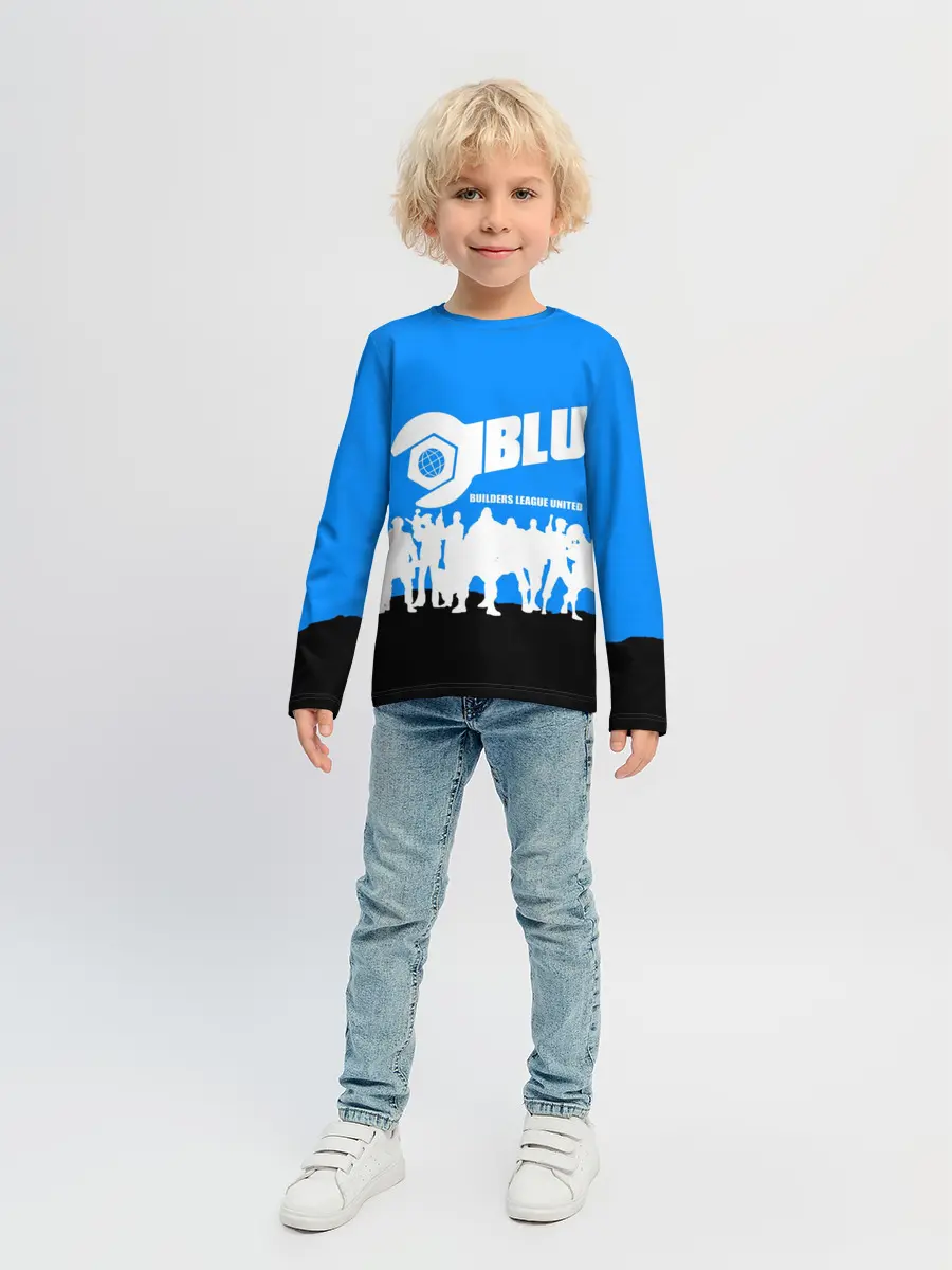 Детский лонгслив / TEAM FORTRESS 2 BLUE TEAM