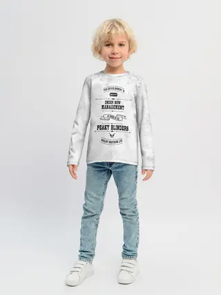 Детский лонгслив / Острые козырьки