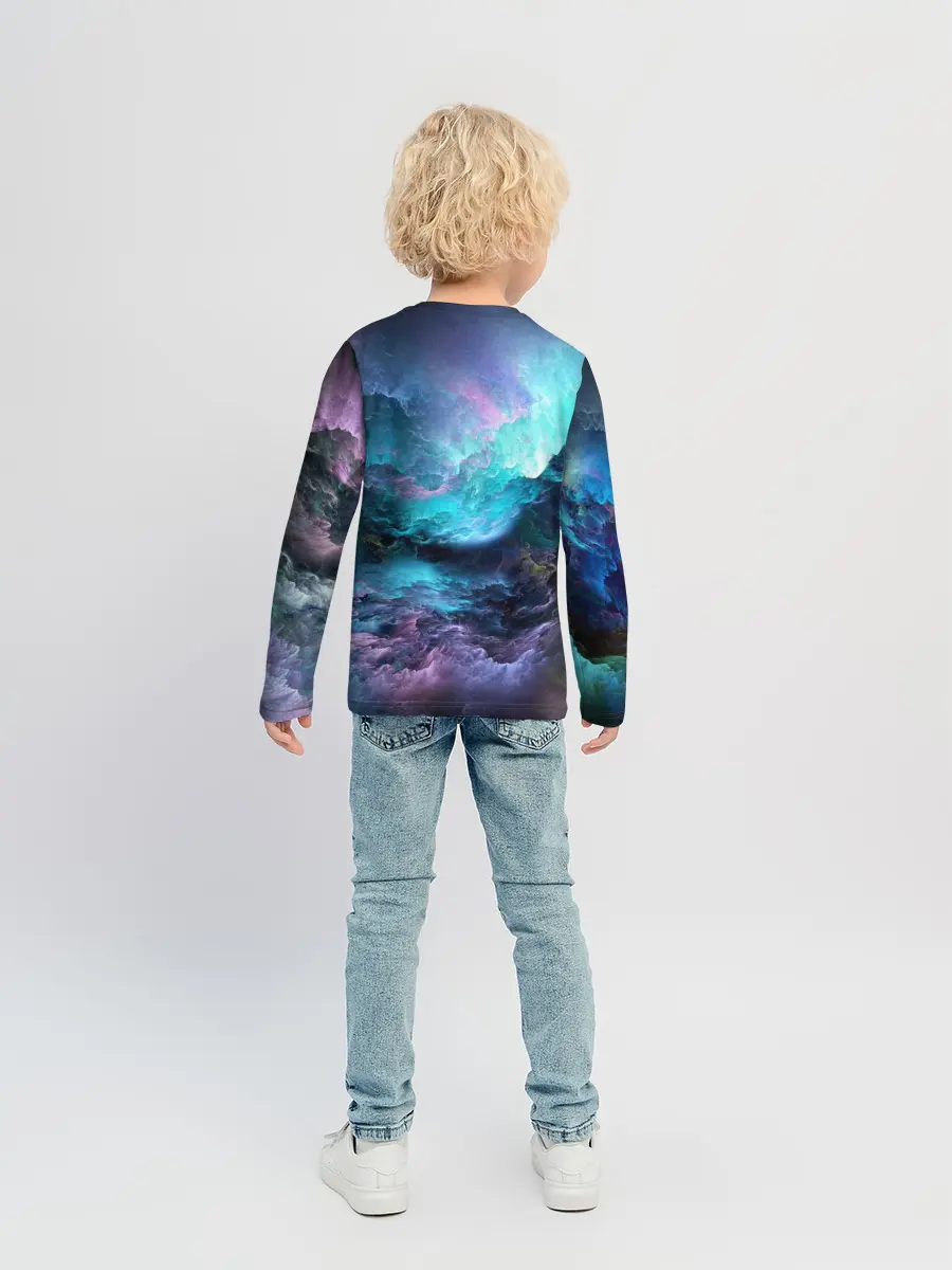 Детский лонгслив / ФРАКТАЛЬНЫЙ КОСМОС | SPACE