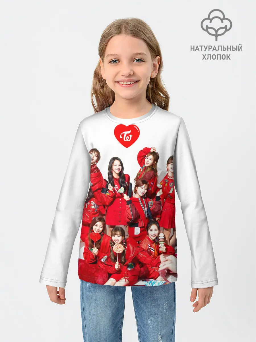 Детский лонгслив / TWICE