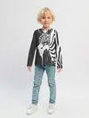 Детский лонгслив / Зебра