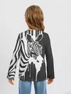 Детский лонгслив / Зебра