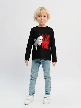 Детский лонгслив / How Dare You!