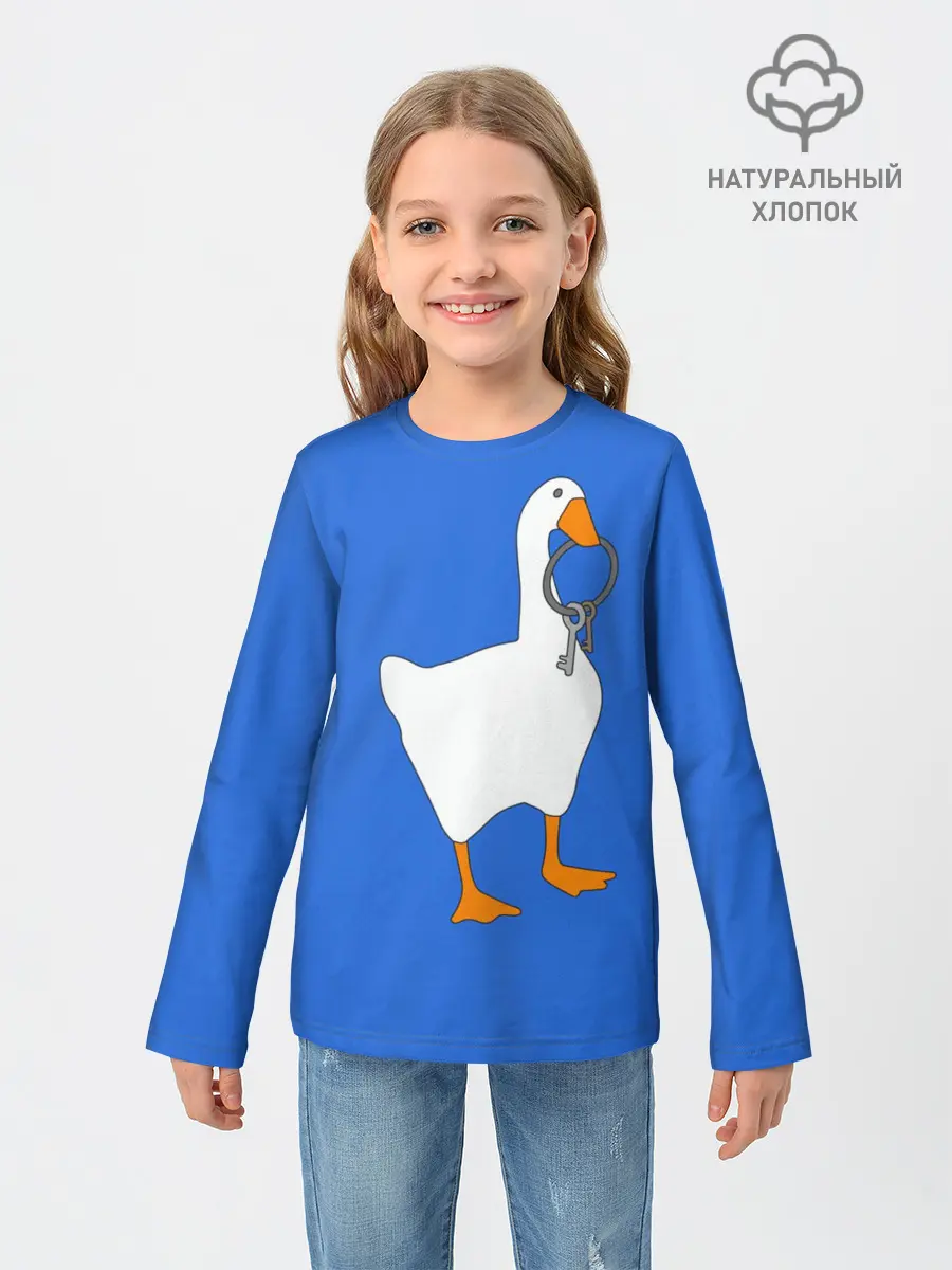 Детский лонгслив / Untitled Goose Game