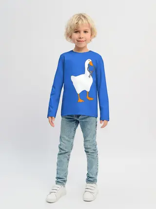 Детский лонгслив / Untitled Goose Game