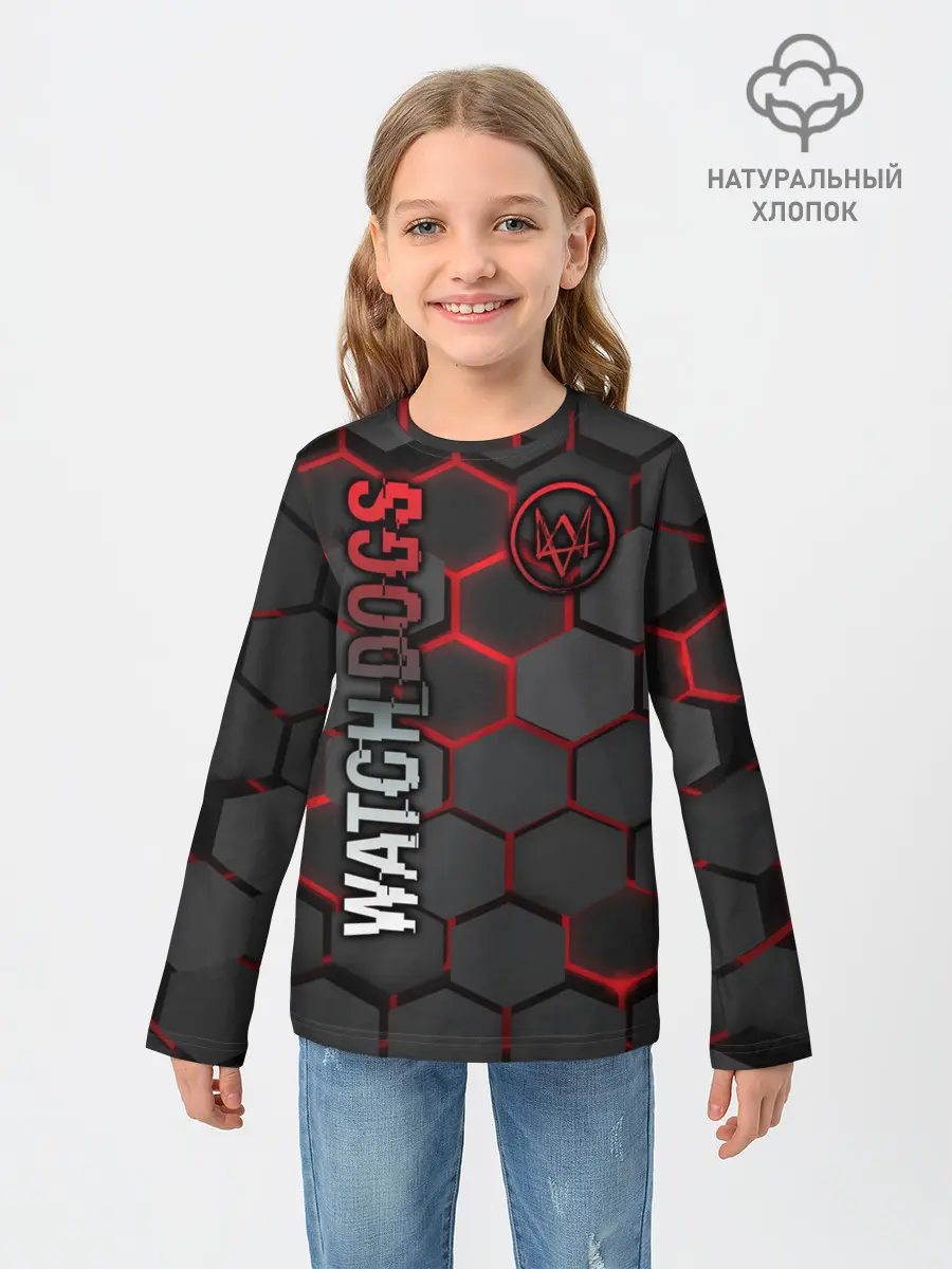 Детский лонгслив / WATCH DOGS